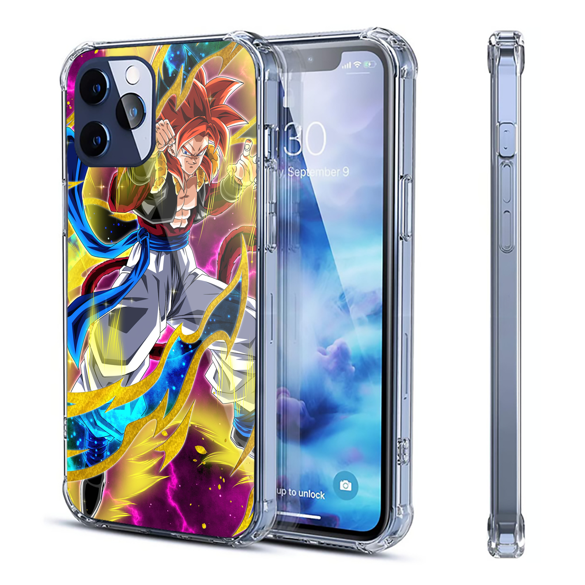 （画像用） ドラゴンボール DRAGON BALL 【iPhone 12シリーズ対応】透明スマホケース（クリアソフトケース）